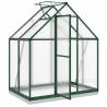 Greenhouse with Base Frame Green 169x114x202 cm - Hipomarket