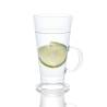 Latte Glasses with Handle 6 pcs - Stylish & Durable 250 ml