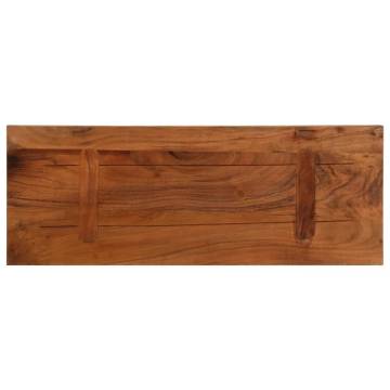 Rectangular Solid Wood Table Top - 80x30 cm | HipoMarket