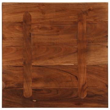 40x40 cm Square Solid Reclaimed Wood Table Top - Hipomarket