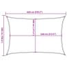 Sunshade Sail 5x6 m Rectangular Sand - Durable HDPE Protection