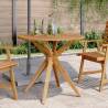 Round Solid Wood Acacia Garden Table Ø85x75 cm | HipoMarket