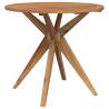 Round Solid Wood Acacia Garden Table Ø85x75 cm | HipoMarket