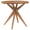 Round Solid Wood Acacia Garden Table Ø85x75 cm | HipoMarket