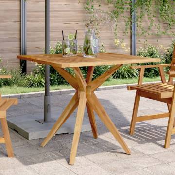 Garden Table Square 85x85x75 cm - Solid Acacia Wood