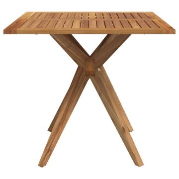 Garden Table Square 85x85x75 cm - Solid Acacia Wood