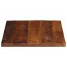 Rectangular Solid Wood Table Top - 60x50 cm | HipoMarket