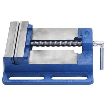 Drill Press Vise Blue 121 mm Cast Iron - High Clamping Force