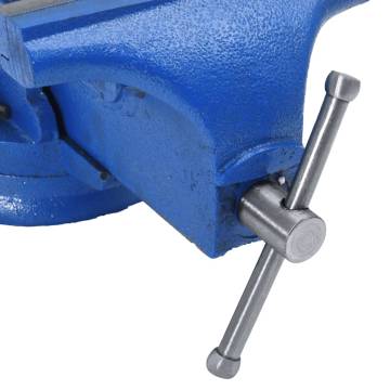 Bench Vise Blue 100 mm Cast Iron - Essential Workshop Tool