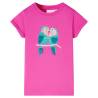 Kids' T-shirt Dark Pink 116 Colour pink Size 116 (5-6y) 