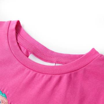 Kids' T-shirt Dark Pink 116 - Comfortable & Stylish