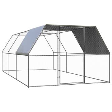 Galvanised Steel Outdoor Chicken Cage 3x6x2m | HipoMarket