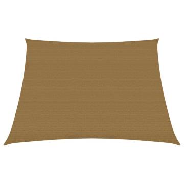 Sunshade Sail 160 g/m² Taupe - UV & Mould Resistant | HipoMarket