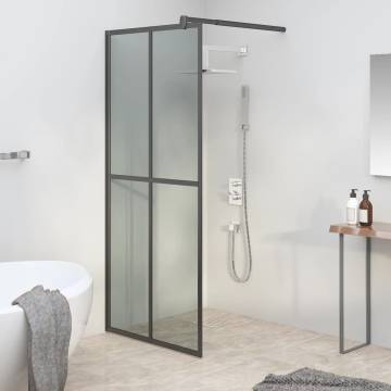 Walk-in Shower Screen 80x195 cm - Dark Tempered Glass