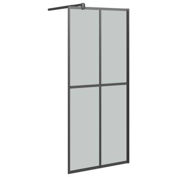 Walk-in Shower Screen 80x195 cm - Dark Tempered Glass