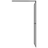 Walk-in Shower Screen 80x195 cm - Dark Tempered Glass