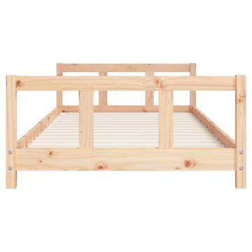 Kids Bed Frame 90x190 cm - Solid Pine Wood | Hipo Market