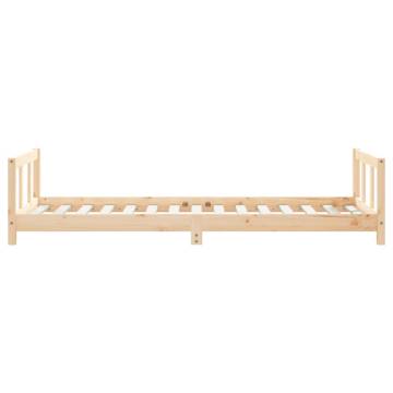 Kids Bed Frame 90x190 cm - Solid Pine Wood | Hipo Market