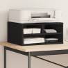 Printer Stand Black 49x40x22,5 cm Engineered Wood Colour black 