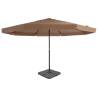 Outdoor Umbrella with Portable Base Taupe Colour taupe Quantity in Package 1 