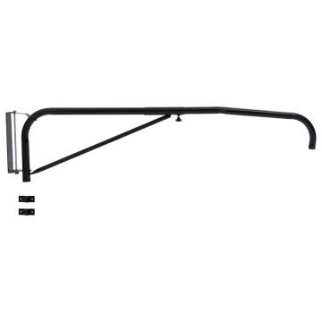 Hose Boom Wall Mounted Black Steel | Easy Hose Management