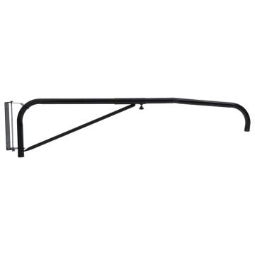 Hose Boom Wall Mounted Black Steel | Easy Hose Management