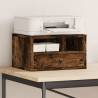 Printer Stand Smoked Oak - Organise Your Workspace | HipoMarket