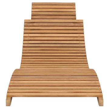 3 Piece Folding Garden Lounge Set - Solid Teak Wood