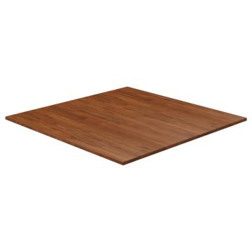 Square Dark Brown Oak Table Top 90x90cm | HipoMarket