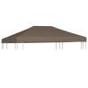 Gazebo Top Cover 310 g/m² 3x4 m Taupe Colour taupe Size 3 x 4 m Quantity in Package 1 