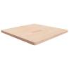 Square Table Top 90x90x4 cm Untreated Solid Wood Oak Colour natural Size 90 x 90 x 4 cm Quantity in Package 1 