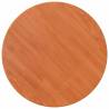 Round Wax Brown Solid Pine Table Top Ø80 cm | HipoMarket