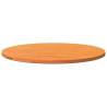 Round Wax Brown Solid Pine Table Top Ø80 cm | HipoMarket