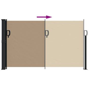 Retractable Side Awning Taupe 120x300 cm | Enhance Your Space