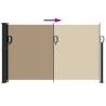 Retractable Side Awning Taupe 120x300 cm | Enhance Your Space