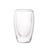 Double Wall Glass Cups - 6 pcs, 450 ml - Durable & Insulated