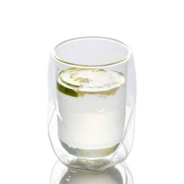 Double Wall Glass Cups - Set of 6 | 350 ml | Hipomarket