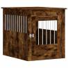 Dog Crate Furniture Smoked Oak - 64.5x80x71 cm