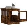 Dog Crate Furniture Smoked Oak - 64.5x80x71 cm