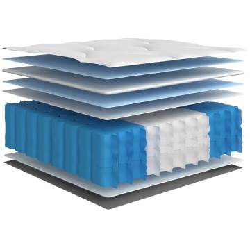 Pocket Spring Mattress Medium 90x220 cm for Comfort & Support