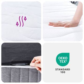 Pocket Spring Mattress Medium 90x220 cm for Comfort & Support