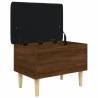 Brown Oak Storage Bench - Stylish & Functional | Hipo Market