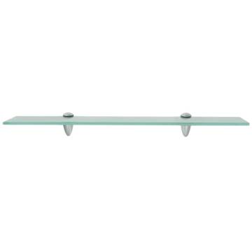 Floating Glass Shelves - 2 pcs Clear 60x10 cm, 8 mm Thick