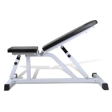 Fitness Workout Bench - Adjustable Weight Bench for Home Use