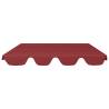 Replacement Canopy for Garden Swing - Wine Red 150/130x105/70 cm