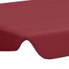 Replacement Canopy for Garden Swing - Wine Red 150/130x105/70 cm