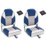 4 Piece Foldable Boat Seat Set | High Backrest Comfort