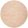 Round Solid Oak Table Top Ø80x2.5 cm - Untreated Wood