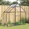 Greenhouse with Base Frame Anthracite 169x114x195 cm Aluminium Colour anthracite Size 169 x 114 x 195 cm Quantity in Package 1 