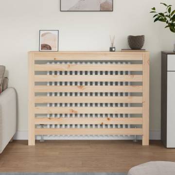 Radiator Cover 108.5x19x84 cm - Solid Wood Pine